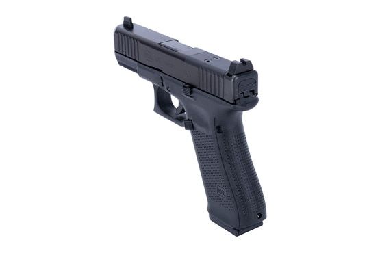 Optic ready Glock 45 9mm pistol with Ameriglo non-tritium sights.